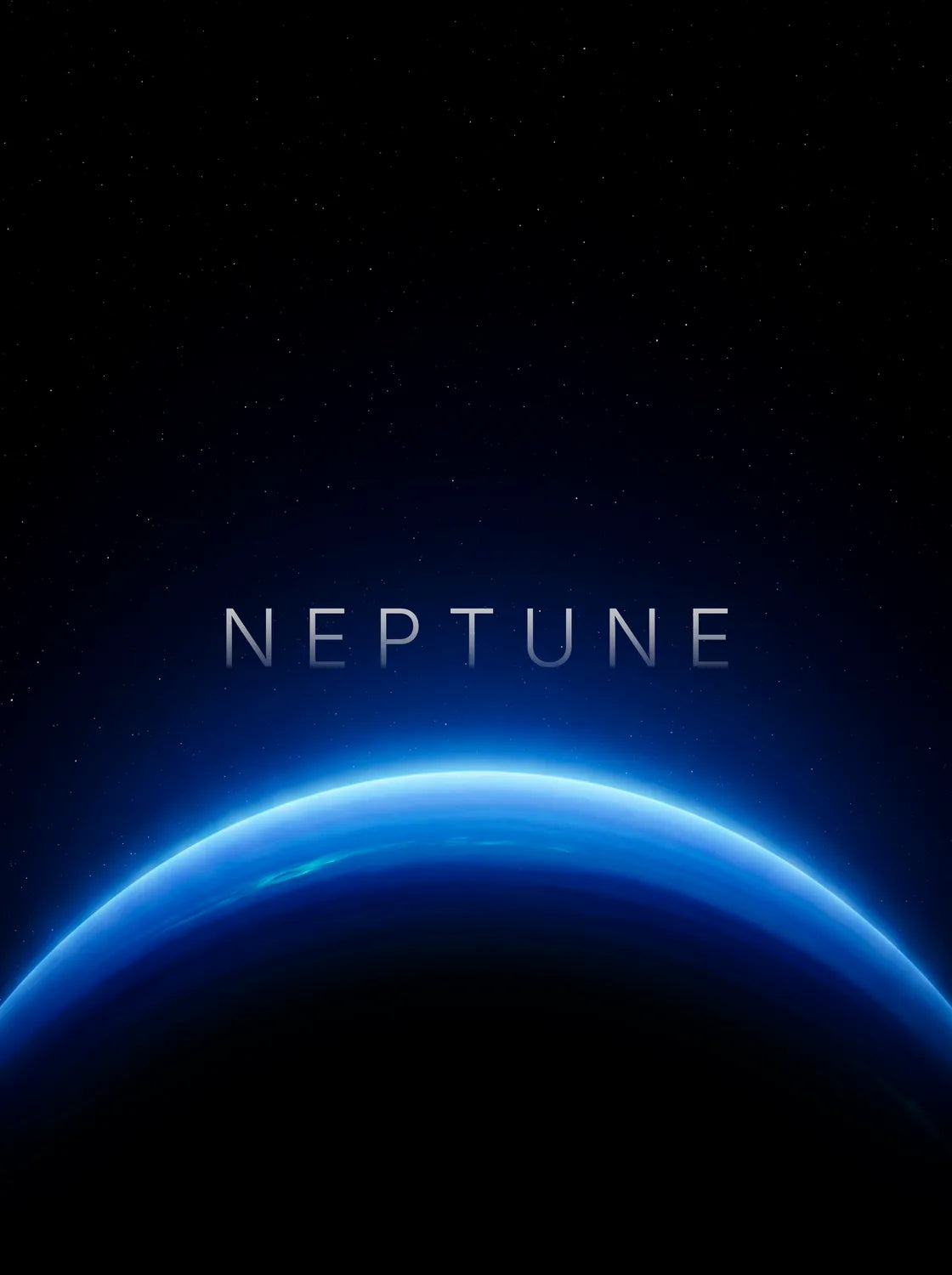 Tableau Neptune Horizon | en Métal Format A3 (Copie)