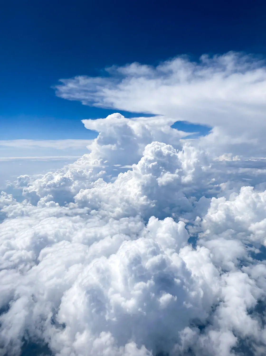 Tableau Au dessus des nuages | en Métal Format A3