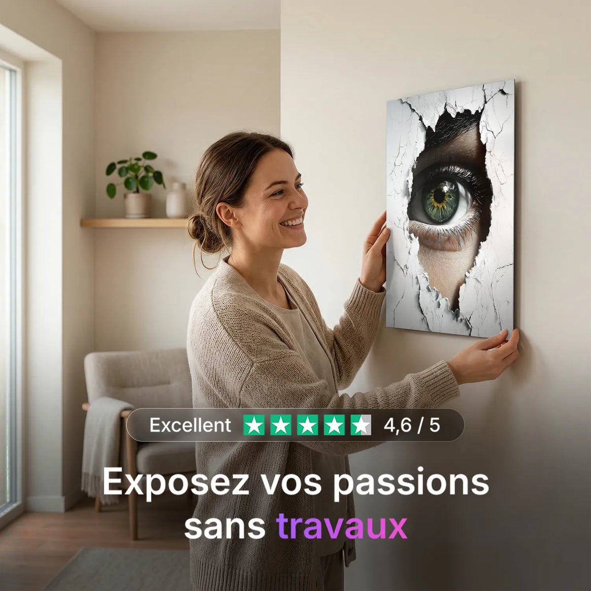Tableau Observé | en Métal Format A3