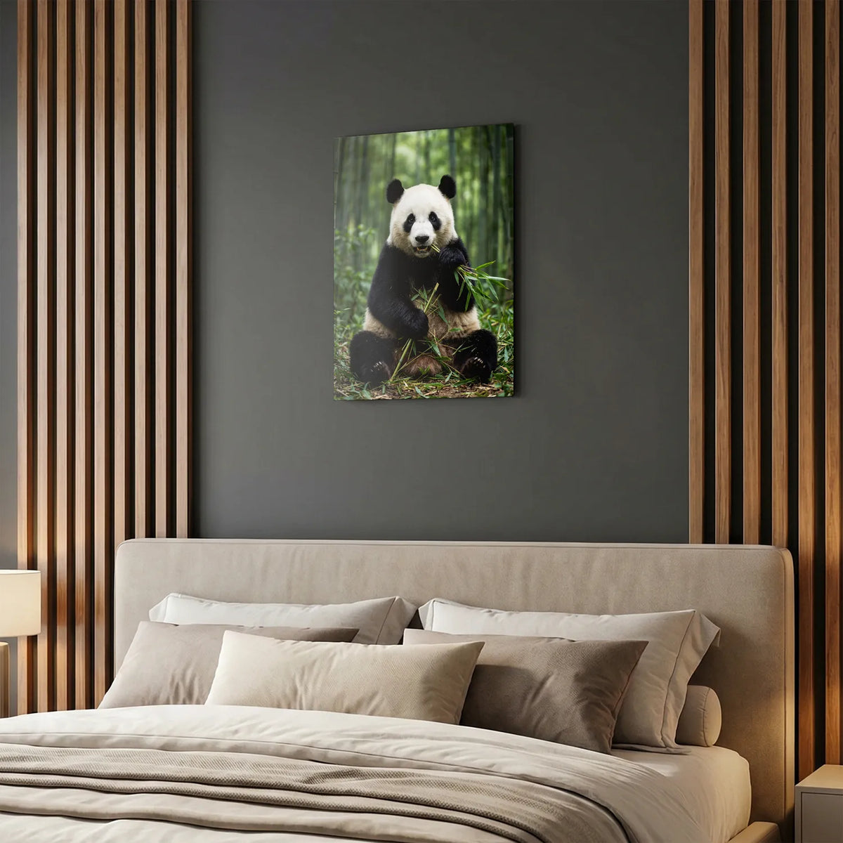 Tableau Panda Sauvage | en Métal Format A3