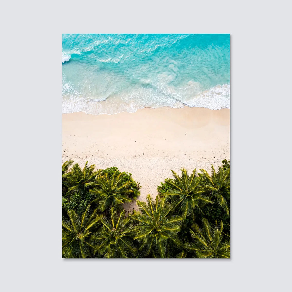 Tableau Plage et Forêt | en Métal Format A3