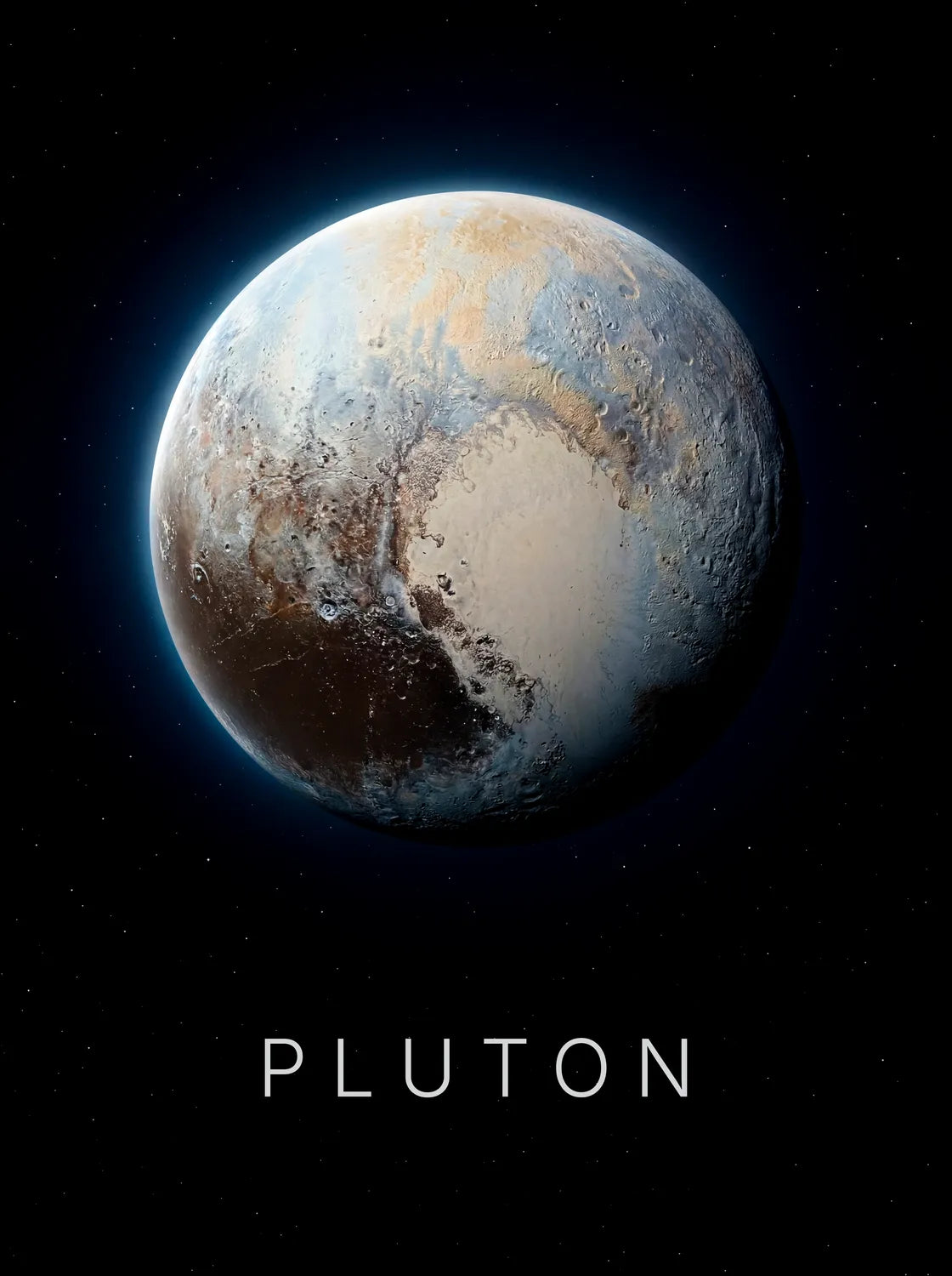 Tableau Pluton | en Métal Format A3