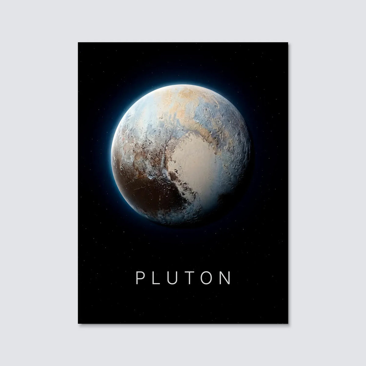 Tableau Pluton | en Métal Format A3