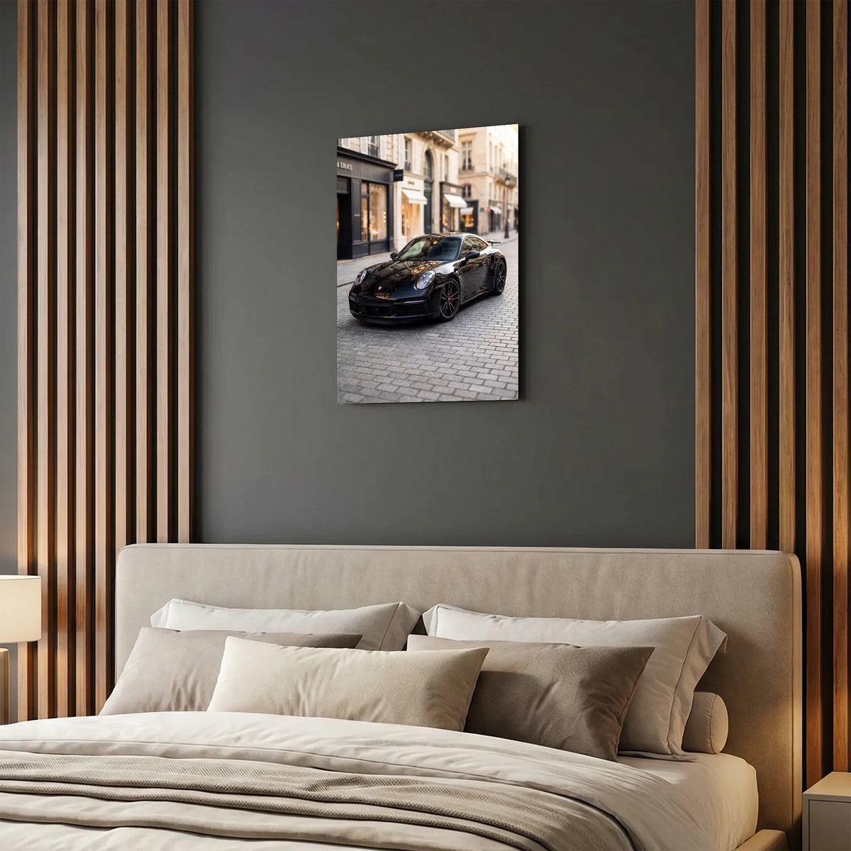 Tableau Porsche 911 Turbo S — Haussmannien | en Métal Format A3