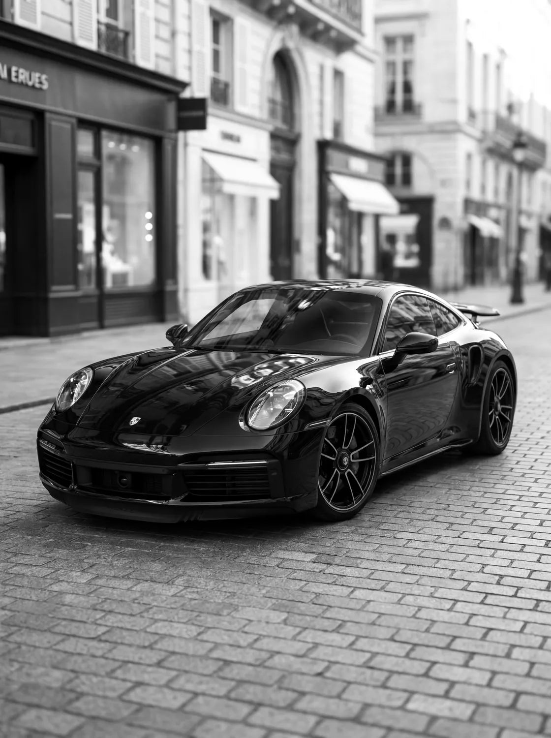 Tableau Porsche 911 Turbo S — Haussmannien | en Métal Format A3