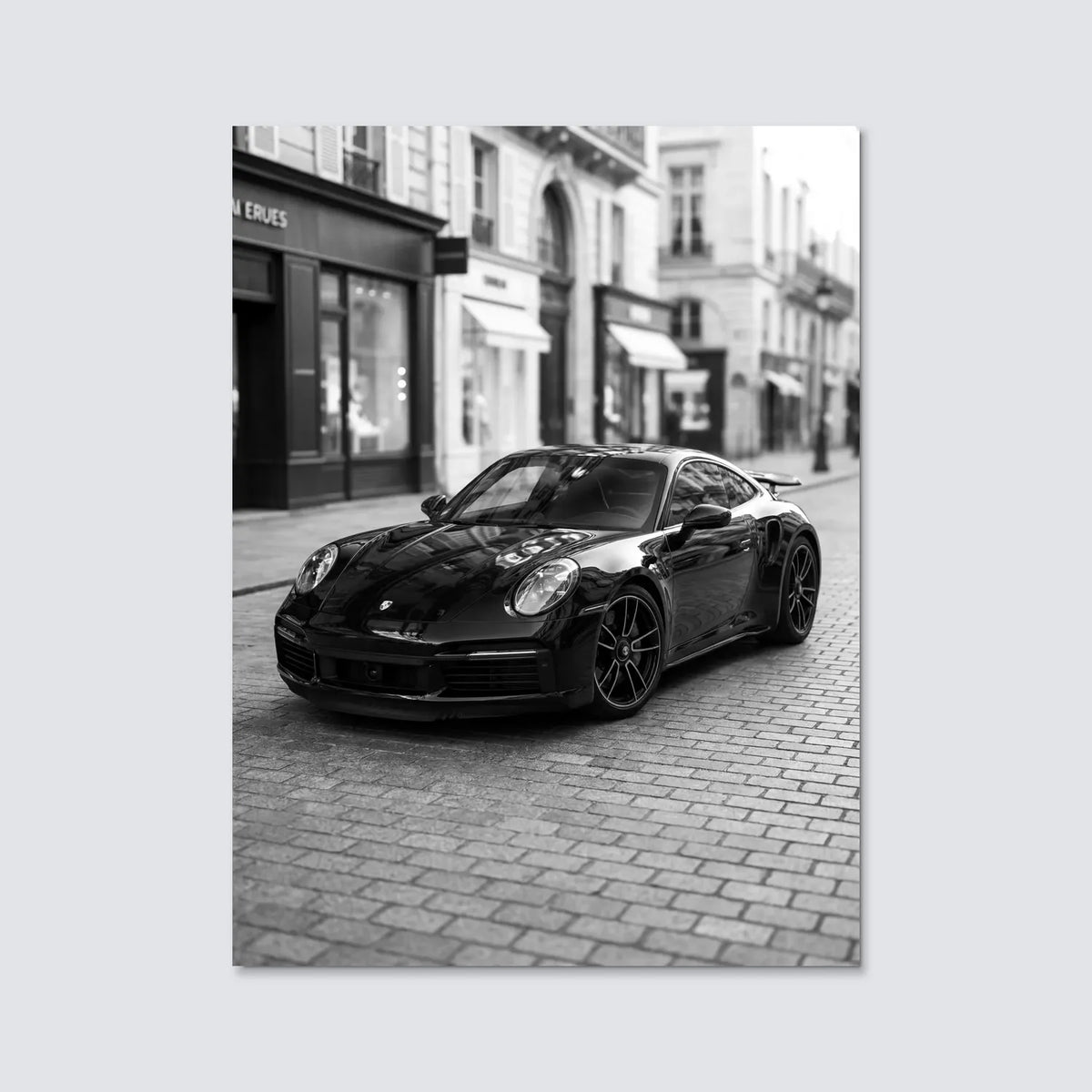 Tableau Porsche 911 Turbo S — Haussmannien | en Métal Format A3