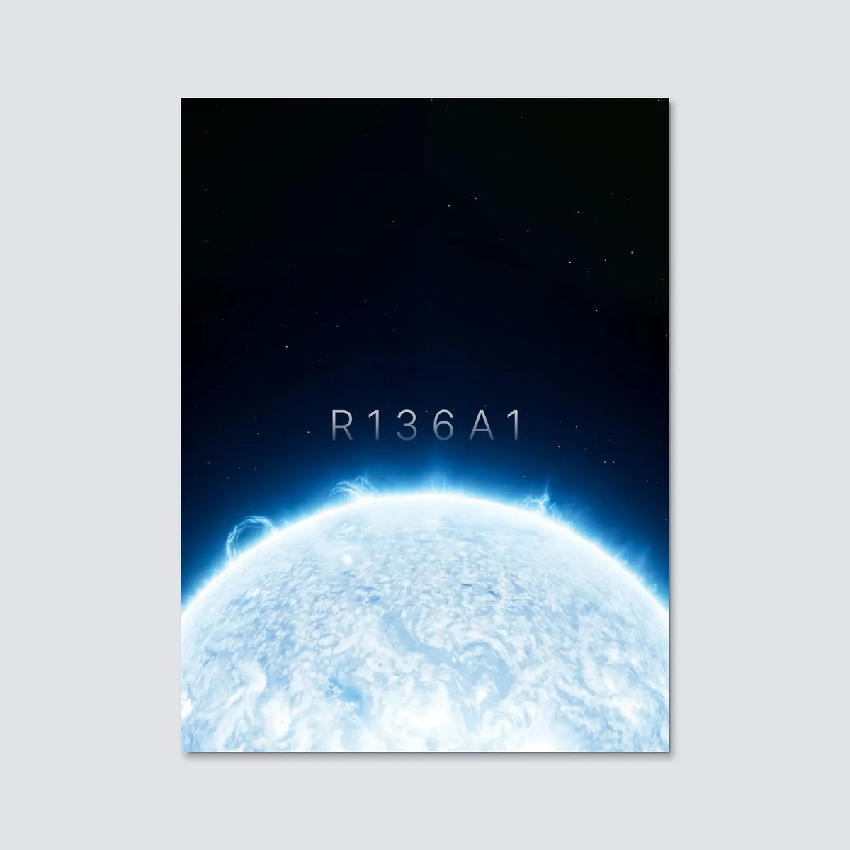 Tableau R136a1 Horizon | en Métal Format A3