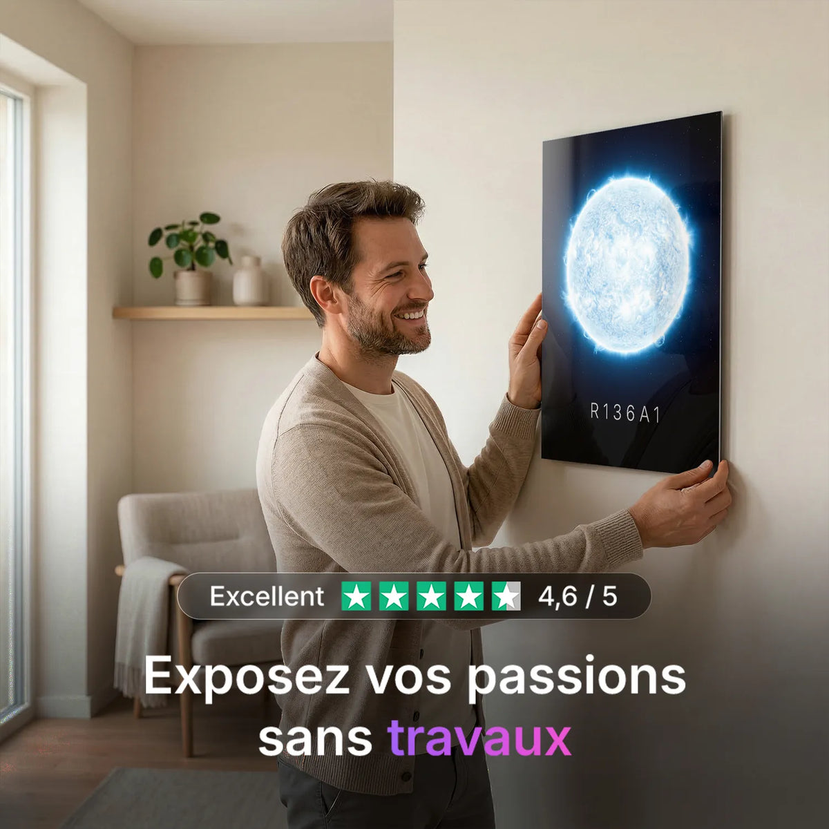 Tableau R136a1 | en Métal Format A3