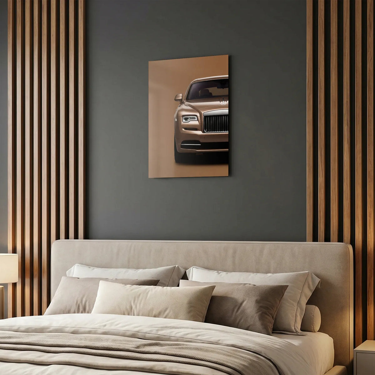 Tableau Rolls-Royce Wraith — Signature | en Métal Format A3