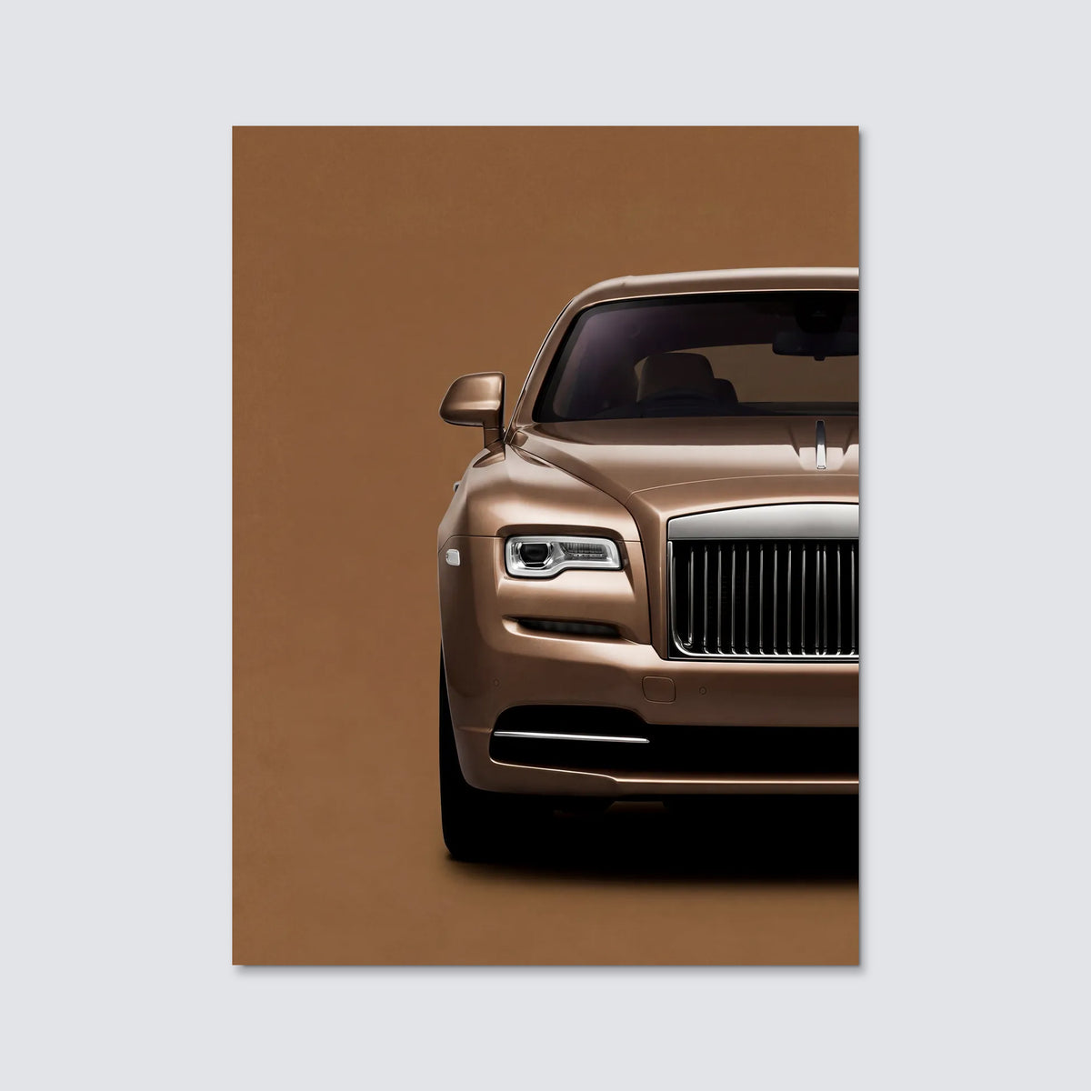 Tableau Rolls-Royce Wraith — Signature | en Métal Format A3