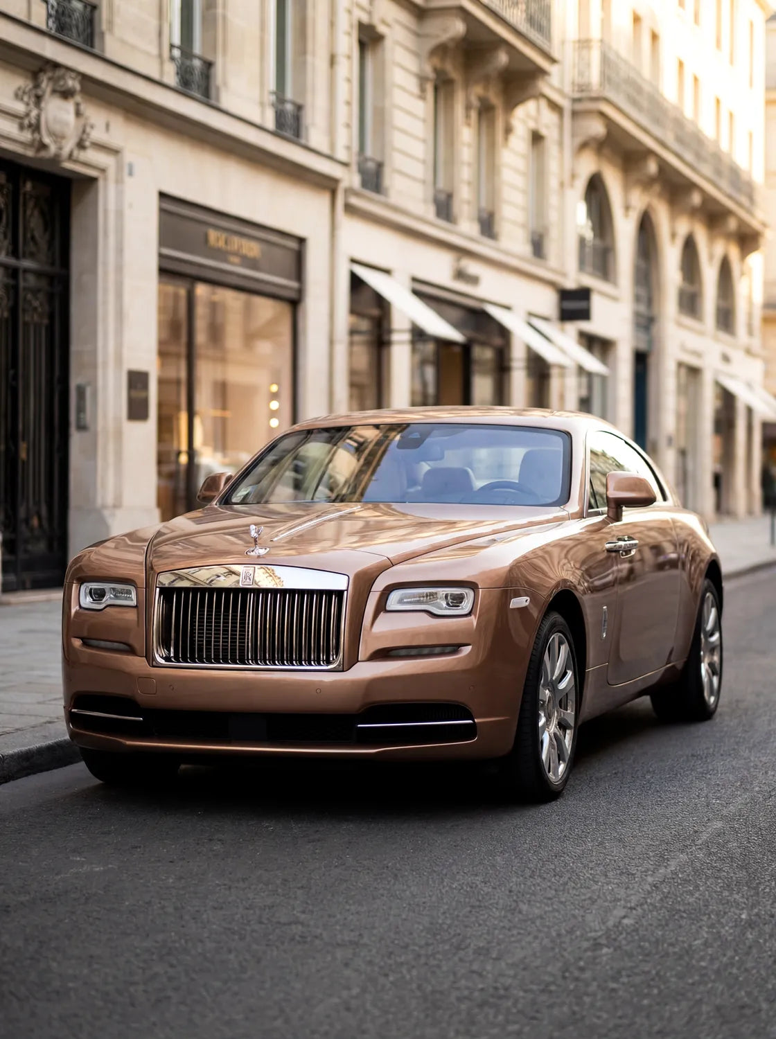 Tableau Rolls-Royce Wraith — Haussmannien | en Métal Format A3