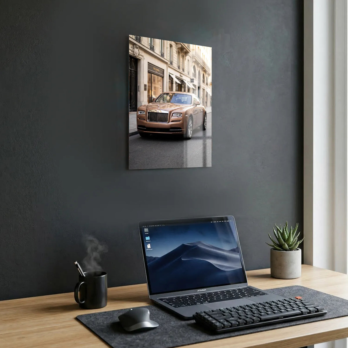 Tableau Rolls-Royce Wraith — Haussmannien | en Métal Format A3