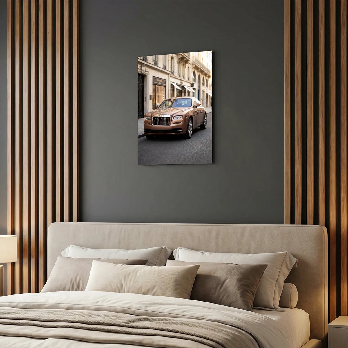 Tableau Rolls-Royce Wraith — Haussmannien | en Métal Format A3