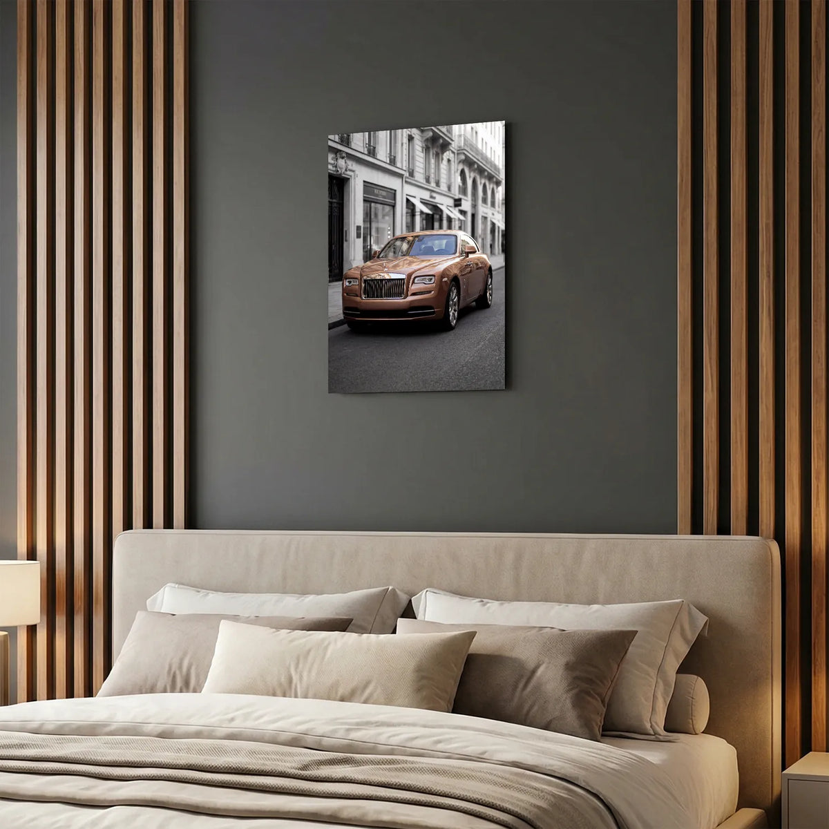 Tableau Rolls-Royce Wraith — Haussmannien | en Métal Format A3