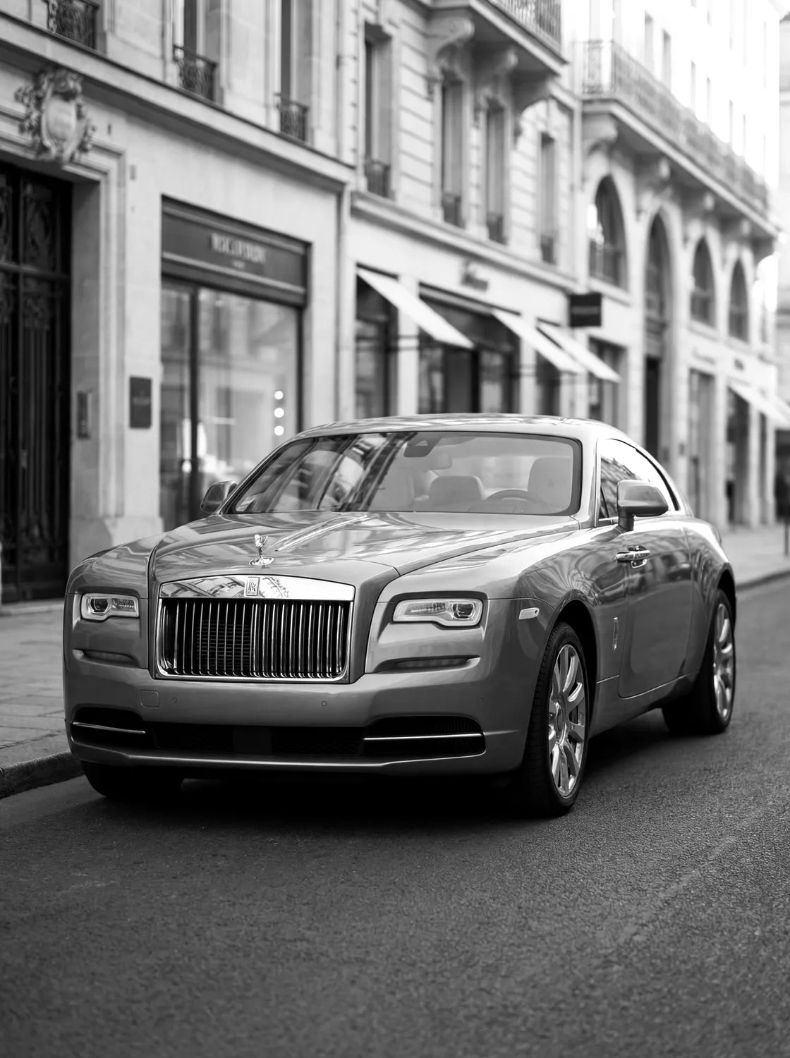Tableau Rolls-Royce Wraith — Haussmannien | en Métal Format A3