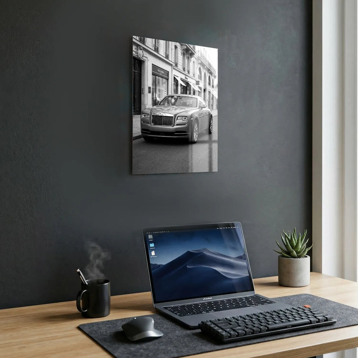 Tableau Rolls-Royce Wraith — Haussmannien | en Métal Format A3