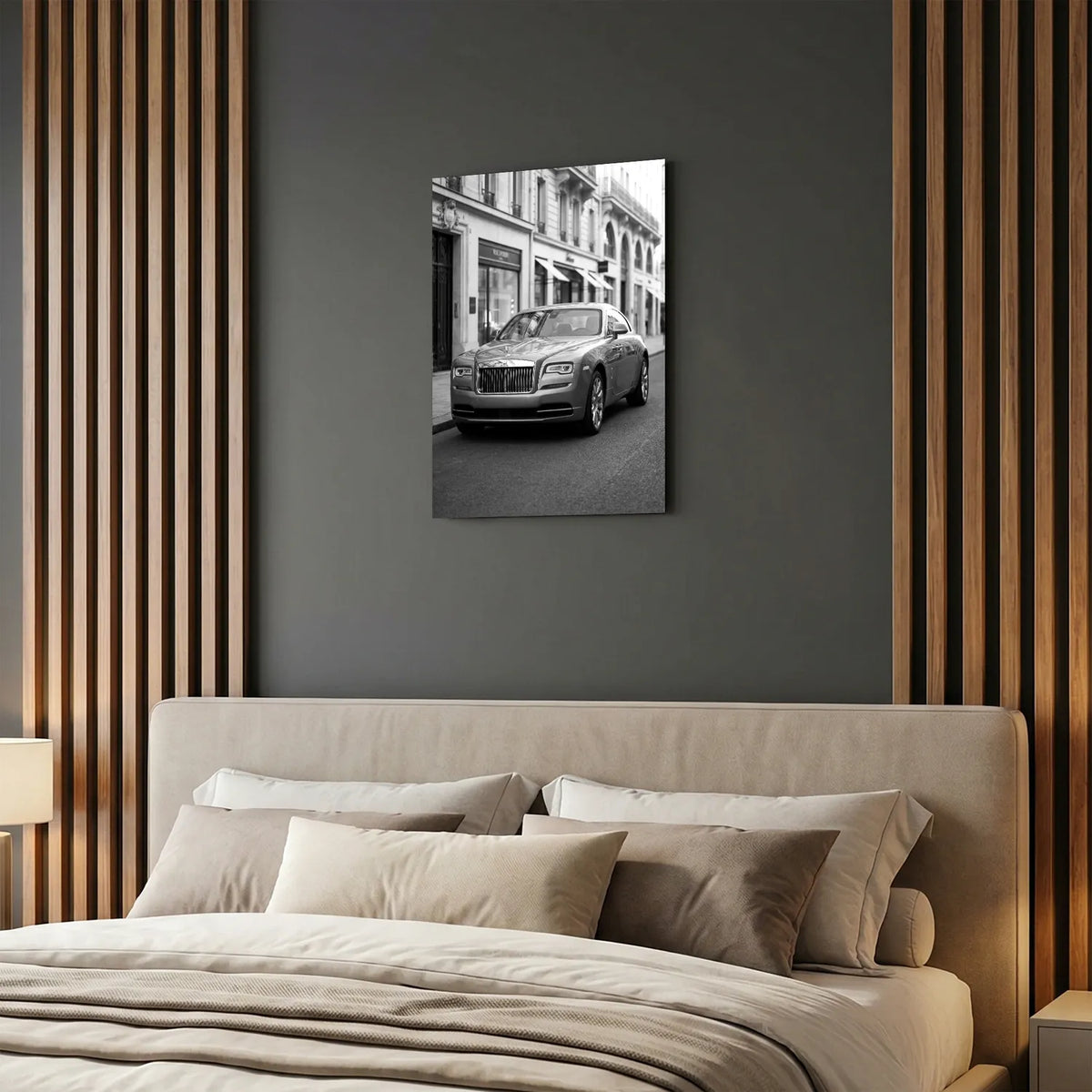 Tableau Rolls-Royce Wraith — Haussmannien | en Métal Format A3