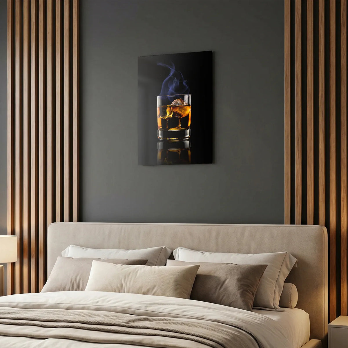 Tableau Smoked Whiskey | en Métal Format A3