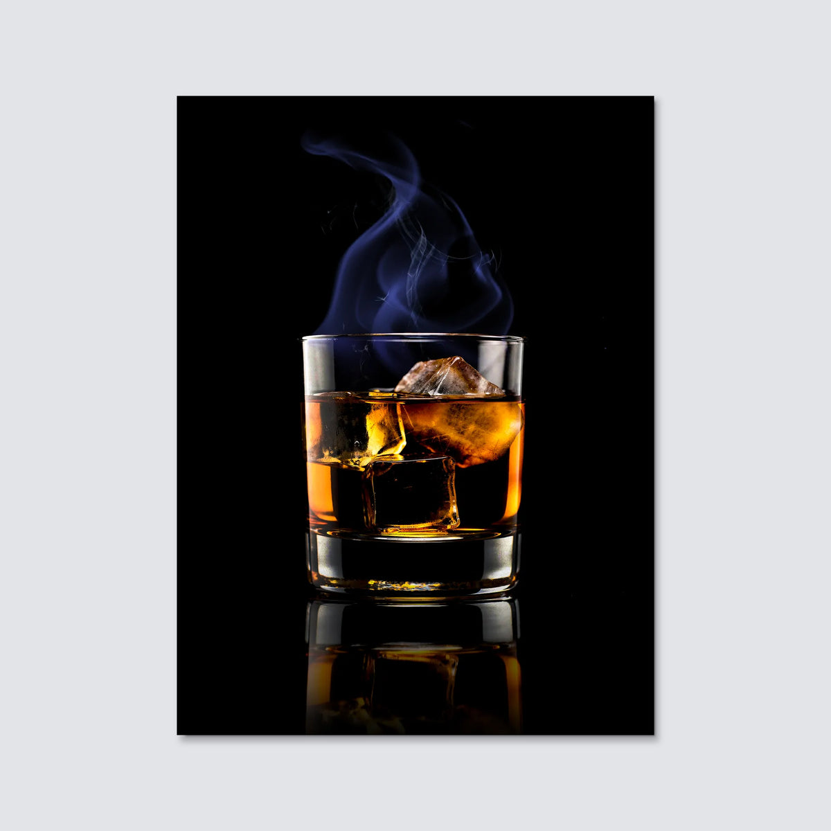 Tableau Smoked Whiskey | en Métal Format A3
