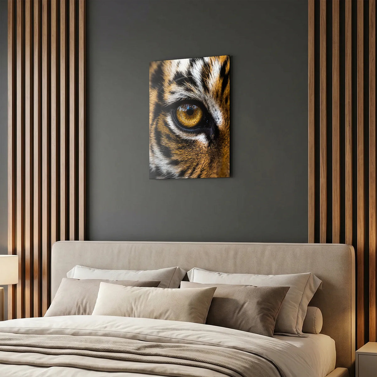 Tableau Œil de Tigre | en Métal Format A3