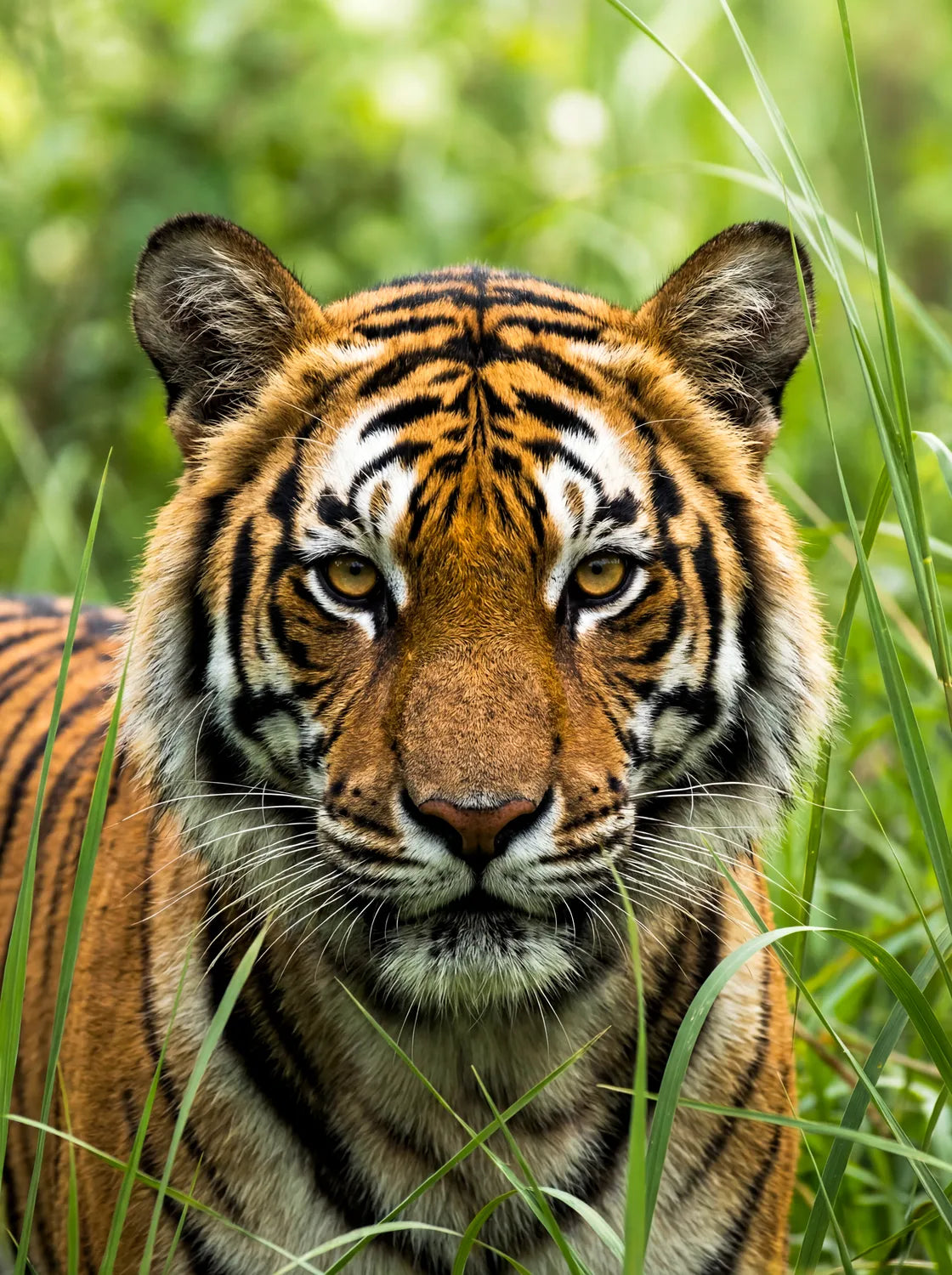 Tableau Tigre Sauvage | en Métal Format A3