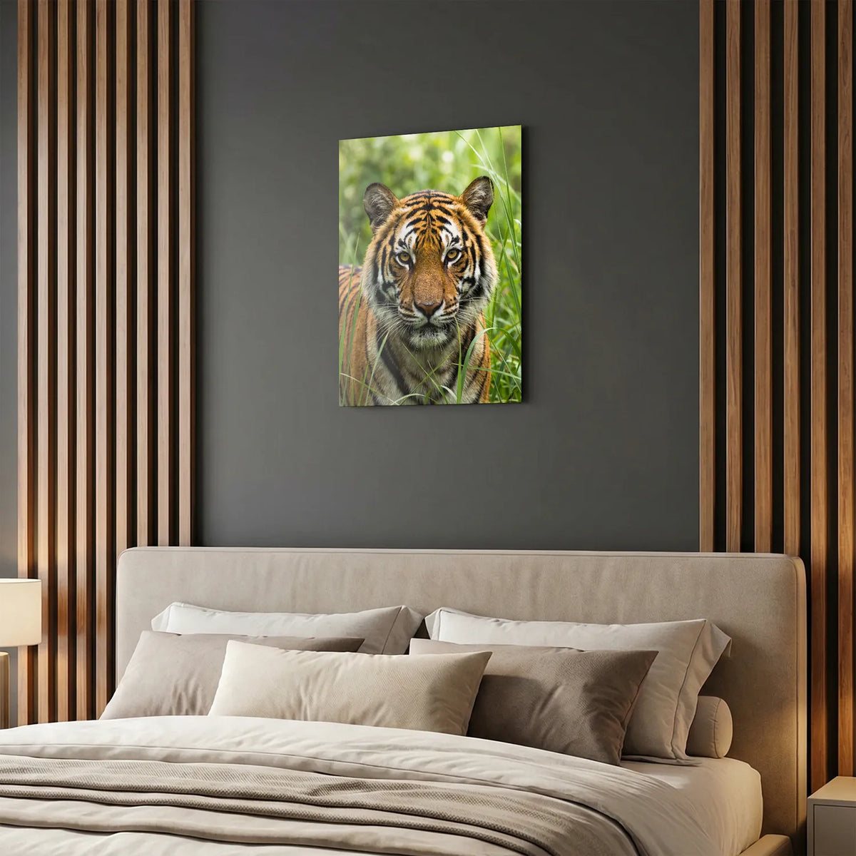 Tableau Tigre Sauvage | en Métal Format A3