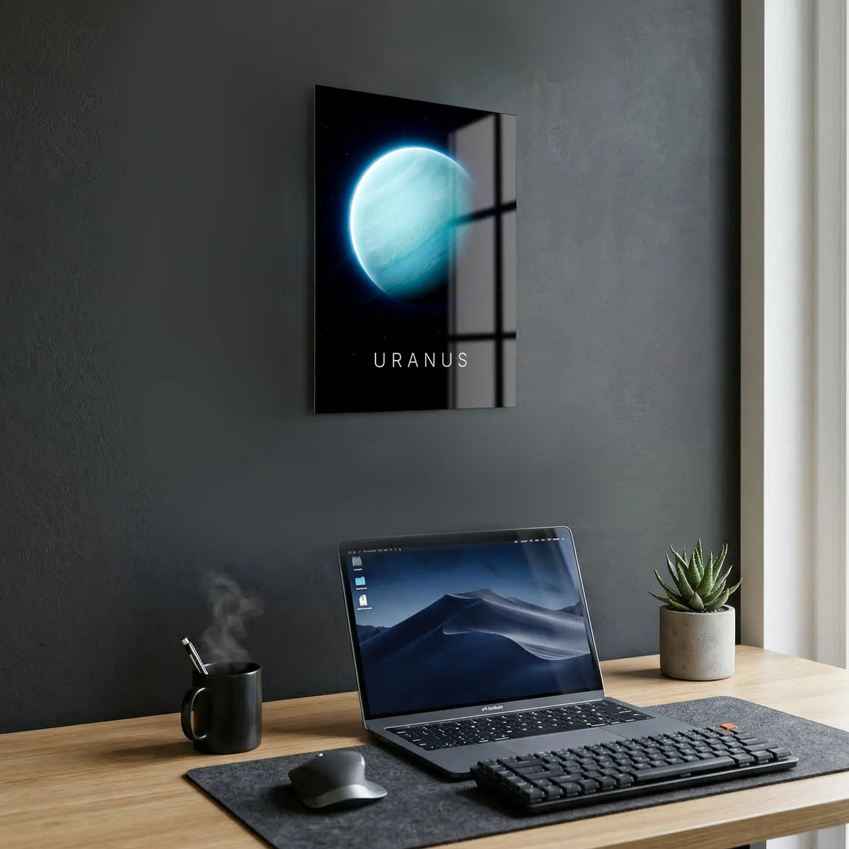 Tableau Uranus | en Métal Format A3