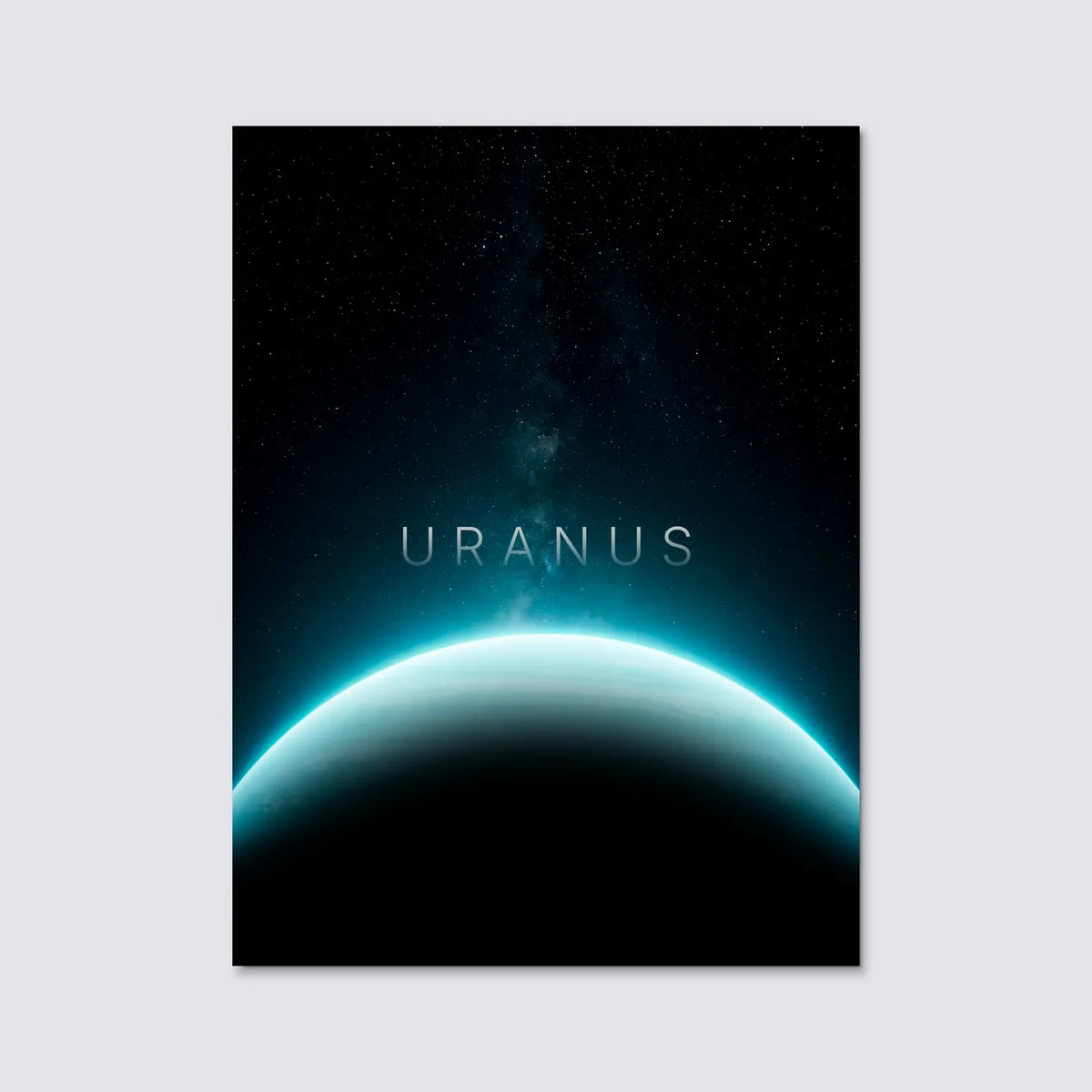 Tableau Uranus Horizon | en Métal Format A3