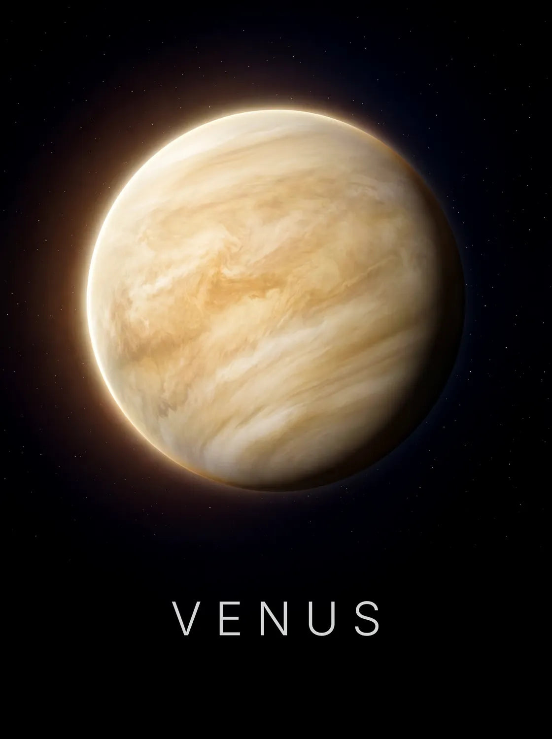 Tableau Vénus | en Métal Format A3