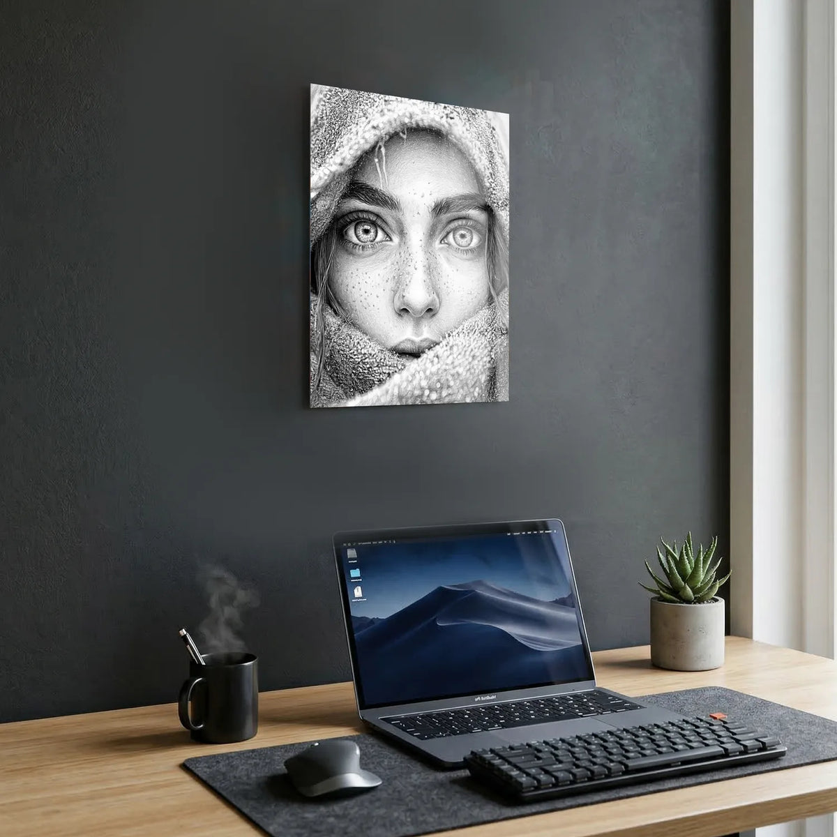 Tableau Doha | en Métal Format A3